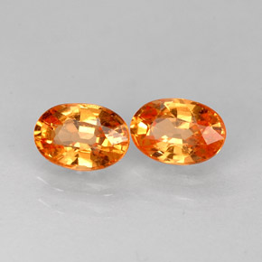 Achetez naturel ct orange grenat spessartite gems, coupe ovale, en provenance mozambique chez gemselect. en stock, livraison internationale!