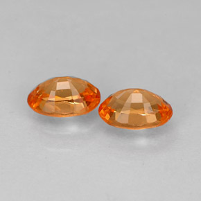 Achetez naturel ct orange grenat spessartite gems, coupe ovale, en provenance mozambique chez gemselect. en stock, livraison internationale!