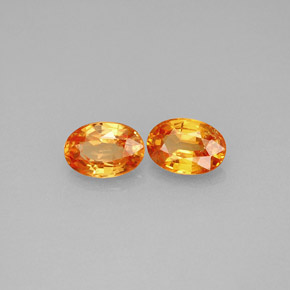 Achetez naturel ct orange grenat spessartite gems, coupe ovale, en provenance mozambique chez gemselect. en stock, livraison internationale!