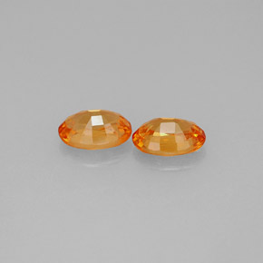 Achetez naturel ct orange grenat spessartite gems, coupe ovale, en provenance mozambique chez gemselect. en stock, livraison internationale!