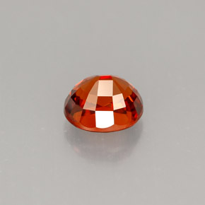Grenat Spessartite Mandarine Orange naturelle Coupe ovale, 1.36 ct, VVS
