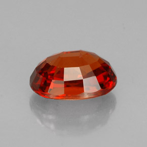 Grenat Spessartite Mandarine Orange naturelle Coupe ovale, 1.32 ct, VVS-VS