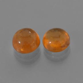 Achetez naturel 3,25ct orange grenat spessartite gems, coupe roude, en provenance mozambique chez gemselect. en stock, livraison internationale!