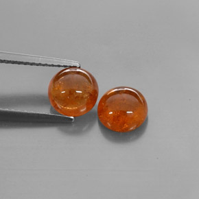 Achetez naturel ct orange grenat spessartite gems, transparent, en provenance mozambique chez gemselect. en stock, livraison internationale!