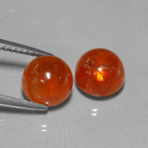Achetez naturel ct orange grenat spessartite gems, transparent, en provenance mozambique chez gemselect. en stock, livraison internationale!