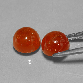 Achetez naturel ct orange grenat spessartite gems, transparent, en provenance mozambique chez gemselect. en stock, livraison internationale!