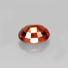 Grenat Spessartite Mandarine Orange naturelle Coupe ovale, 1.22 ct, VS