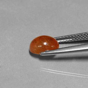 Grenat spessartite orange naturelle transparent, 2,37 ct, transparent / translucide