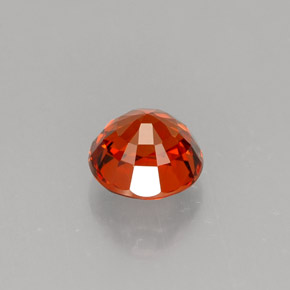 Grenat Spessartite Orange naturelle Coupe roude, 1.12 ct, VS
