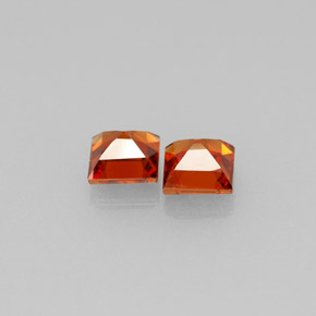 Achetez naturel ct orange grenat spessartite gems, carré, en provenance mozambique chez gemselect. en stock, livraison internationale!