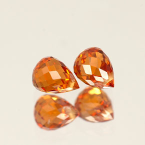 Achetez naturel ct orange grenat spessartite gems, briolette, en provenance mozambique chez gemselect. en stock, livraison internationale!