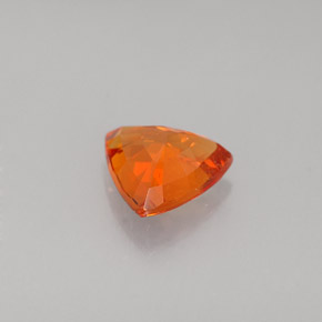 Grenat spessartite orange naturelle trillion, 1,25 ct, VS-SI
