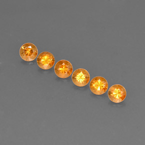 Achetez naturel ct orange grenat spessartite gems, coupe roude, en provenance mozambique chez gemselect. en stock, livraison internationale!