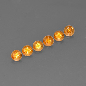 Achetez naturel ct orange grenat spessartite gems, coupe roude, en provenance mozambique chez gemselect. en stock, livraison internationale!