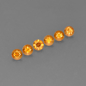 Achetez naturel ct orange grenat spessartite gems, coupe roude, en provenance mozambique chez gemselect. en stock, livraison internationale!