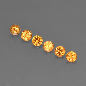 Achetez naturel ct orange grenat spessartite gems, coupe roude, en provenance mozambique chez gemselect. en stock, livraison internationale!