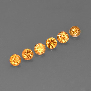 Achetez naturel ct orange grenat spessartite gems, coupe roude, en provenance mozambique chez gemselect. en stock, livraison internationale!