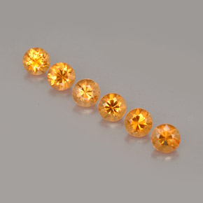 Achetez naturel ct orange grenat spessartite gems, coupe roude, en provenance mozambique chez gemselect. en stock, livraison internationale!