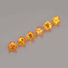 Achetez naturel ct orange grenat spessartite gems, coupe roude, en provenance mozambique chez gemselect. en stock, livraison internationale!