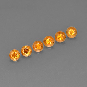 Achetez naturel ct orange grenat spessartite gems, coupe roude, en provenance mozambique chez gemselect. en stock, livraison internationale!