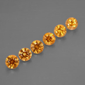 Achetez naturel ct orange grenat spessartite gems, coupe roude, en provenance mozambique chez gemselect. en stock, livraison internationale!