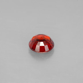Grenat Spessartite Rouge orange naturelle Coupe roude, 1.28 ct, VS
