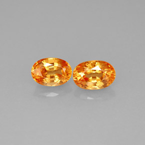 Achetez naturel ct orange grenat spessartite gems, coupe ovale, en provenance mozambique chez gemselect. en stock, livraison internationale!