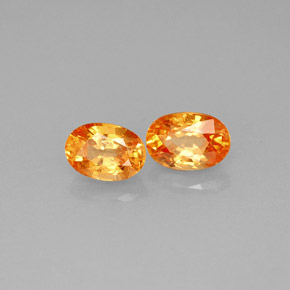 Achetez naturel ct orange grenat spessartite gems, coupe ovale, en provenance mozambique chez gemselect. en stock, livraison internationale!