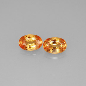 Achetez naturel ct orange grenat spessartite gems, coupe ovale, en provenance mozambique chez gemselect. en stock, livraison internationale!