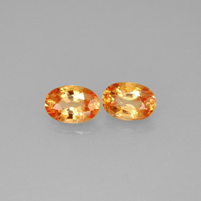 Achetez naturel ct orange grenat spessartite gems, coupe ovale, en provenance mozambique chez gemselect. en stock, livraison internationale!