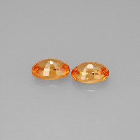 Achetez naturel ct orange grenat spessartite gems, coupe ovale, en provenance mozambique chez gemselect. en stock, livraison internationale!