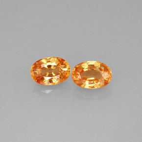 Achetez naturel ct orange grenat spessartite gems, coupe ovale, en provenance mozambique chez gemselect. en stock, livraison internationale!
