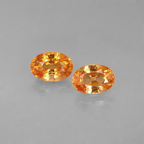 Achetez naturel ct orange grenat spessartite gems, coupe ovale, en provenance mozambique chez gemselect. en stock, livraison internationale!