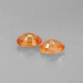 Achetez naturel ct orange grenat spessartite gems, coupe ovale, en provenance mozambique chez gemselect. en stock, livraison internationale!