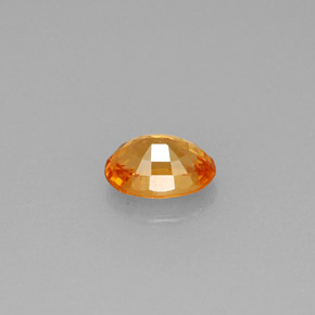 Grenat spessartite orange naturelle coupe ovale, 0,71 ct, VS