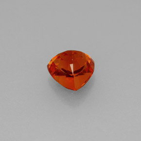 Grenat Spessartite Orange rougeâtre naturelle Trillion, 0.99 ct, VS