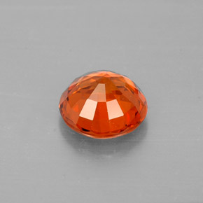 Grenat Spessartite Mandarine Orange naturelle Coupe roude, 1.12 ct, VS-SI