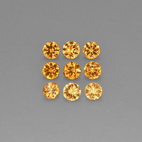 Achetez naturel ct Mandarine Orange Grenat Spessartite gems, Coupe roude, En provenance Mozambique chez GemSelect. En stock, livraison internationale!