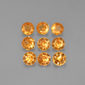Achetez naturel ct orange grenat spessartite gems, coupe roude, en provenance mozambique chez gemselect. en stock, livraison internationale!