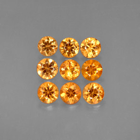Achetez naturel ct orange grenat spessartite gems, coupe roude, en provenance mozambique chez gemselect. en stock, livraison internationale!