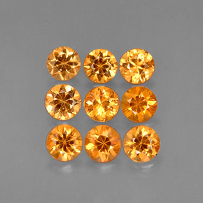 Achetez naturel ct orange grenat spessartite gems, coupe roude, en provenance mozambique chez gemselect. en stock, livraison internationale!