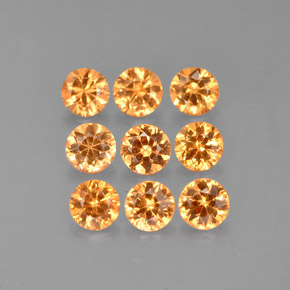 Achetez naturel ct orange grenat spessartite gems, coupe roude, en provenance mozambique chez gemselect. en stock, livraison internationale!