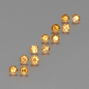 Achetez naturel ct Orange Grenat Spessartite gems, Coupe roude, En provenance Mozambique chez GemSelect. En stock, livraison internationale!