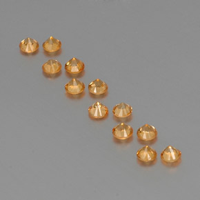 Achetez naturel ct Orange Grenat Spessartite gems, Coupe roude, En provenance Mozambique chez GemSelect. En stock, livraison internationale!