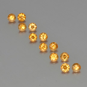 Achetez naturel ct orange grenat spessartite gems, coupe roude, en provenance mozambique chez gemselect. en stock, livraison internationale!