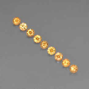 Achetez naturel ct orange grenat spessartite gems, coupe roude, en provenance mozambique chez gemselect. en stock, livraison internationale!