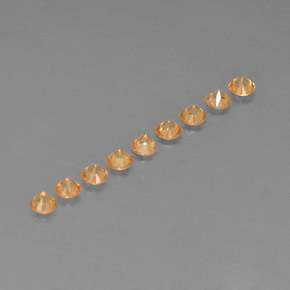 Achetez naturel ct orange grenat spessartite gems, coupe roude, en provenance mozambique chez gemselect. en stock, livraison internationale!