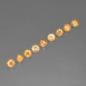 Achetez naturel ct Orange Grenat Spessartite gems, Coupe roude, En provenance Mozambique chez GemSelect. En stock, livraison internationale!