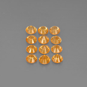 Achetez naturel ct orange grenat spessartite gems, coupe roude, en provenance mozambique chez gemselect. en stock, livraison internationale!