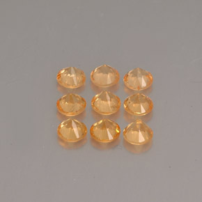 Achetez naturel ct orange grenat spessartite gems, coupe roude, en provenance mozambique chez gemselect. en stock, livraison internationale!